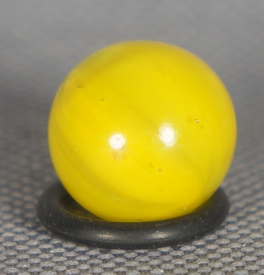 Vintage Marble: NM+ 17/32 Japanese Pincher Yellow -One Killer Old Mib
