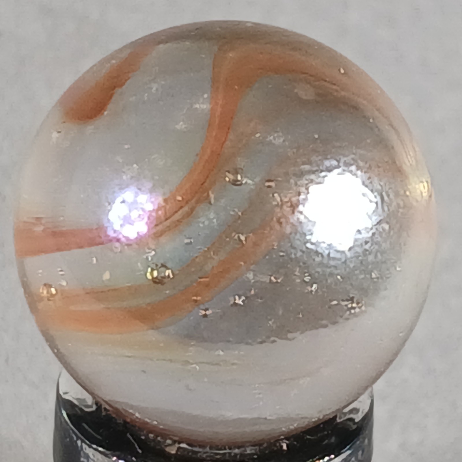 Vintage Imported Iridescent Cat’s Eye .63 Inches Near-Mint Condition
