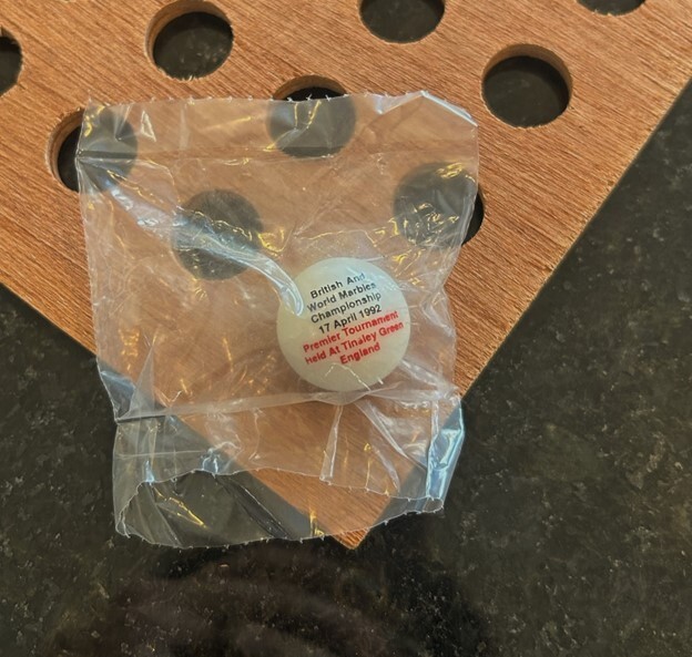 Vintage | American Flag | British and World Marble Championship | Marble | 1992