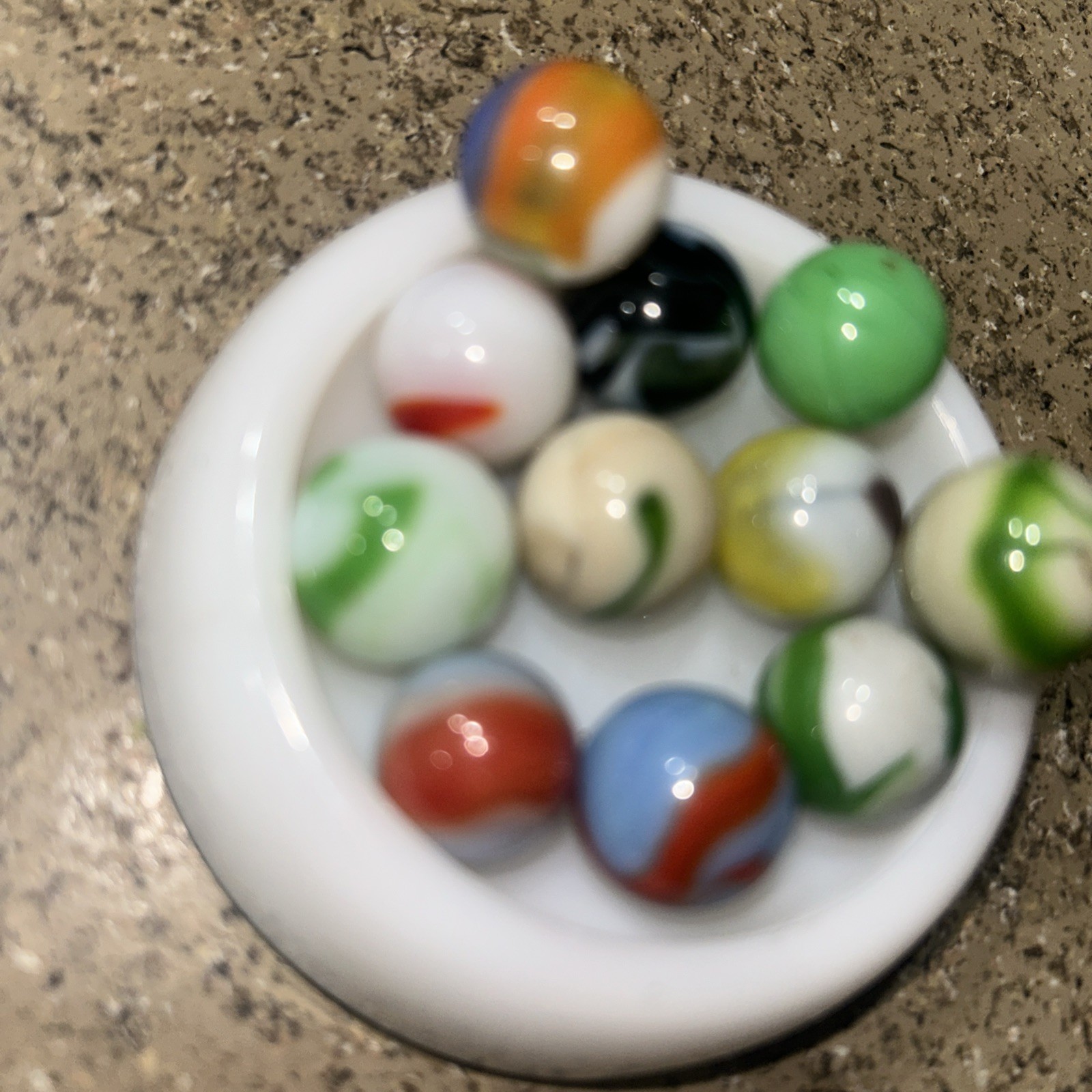Vintage Swirl Marbles Lot of 11.
