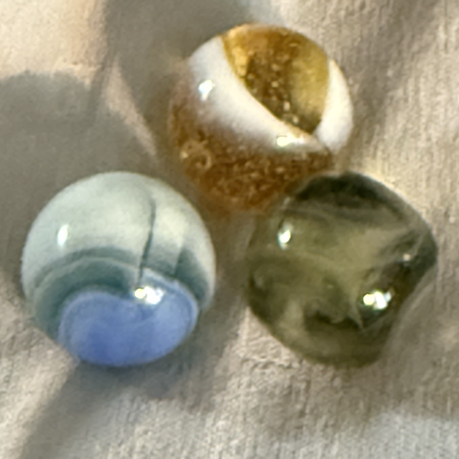 Interior swirl marble lot 3 Transparent Yellow Transparent Grey Translucent Blue