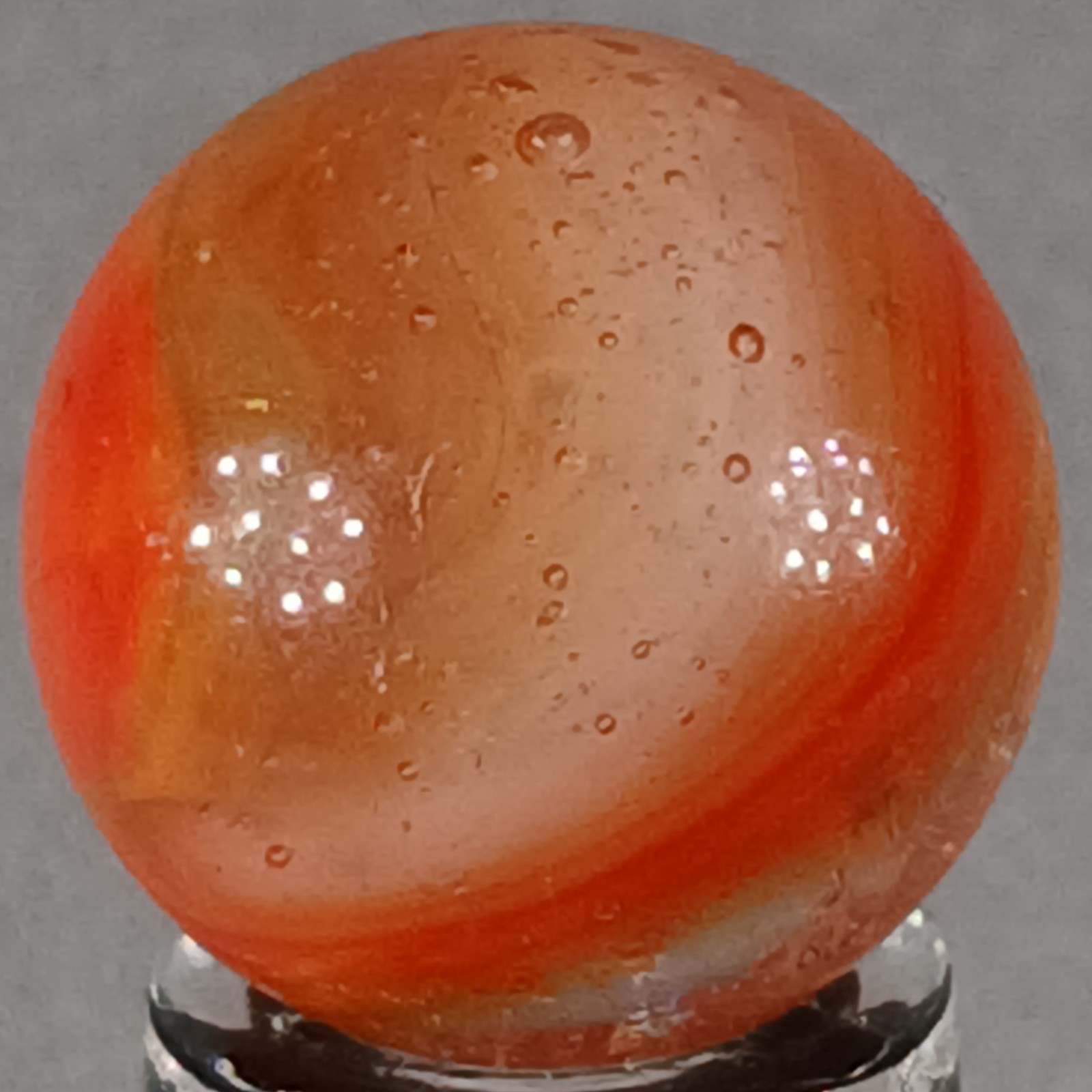 Vintage Peltier Rainbo Marble .60 Inches Near-Mint Condition Combined Shipping