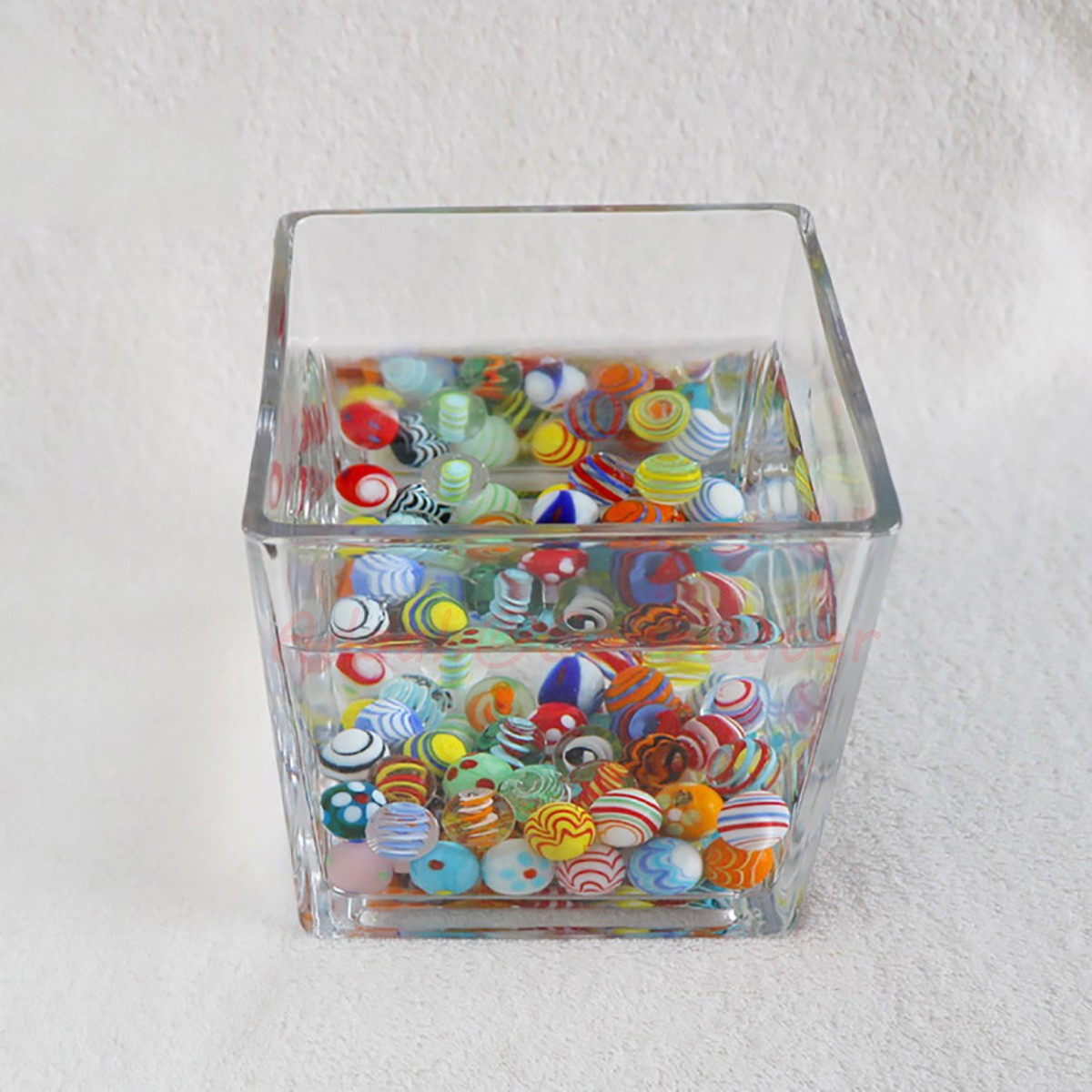 16mm Marbles Glass Ball Bead Toy Aqua Fish Tank Kids Game Home Decor Vase Filler