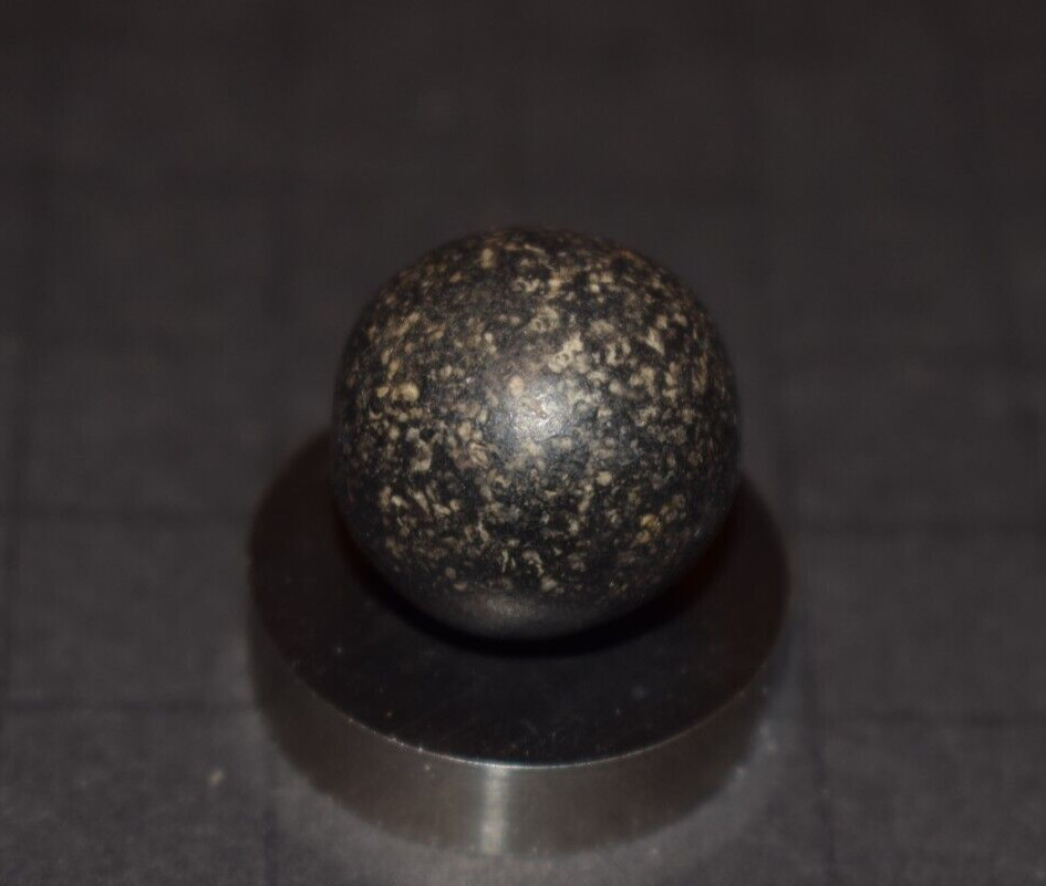 Victorina Era 1800’s Antique Toy Salt & Pepper Clay Marble Size .750″=3/4″ MINT