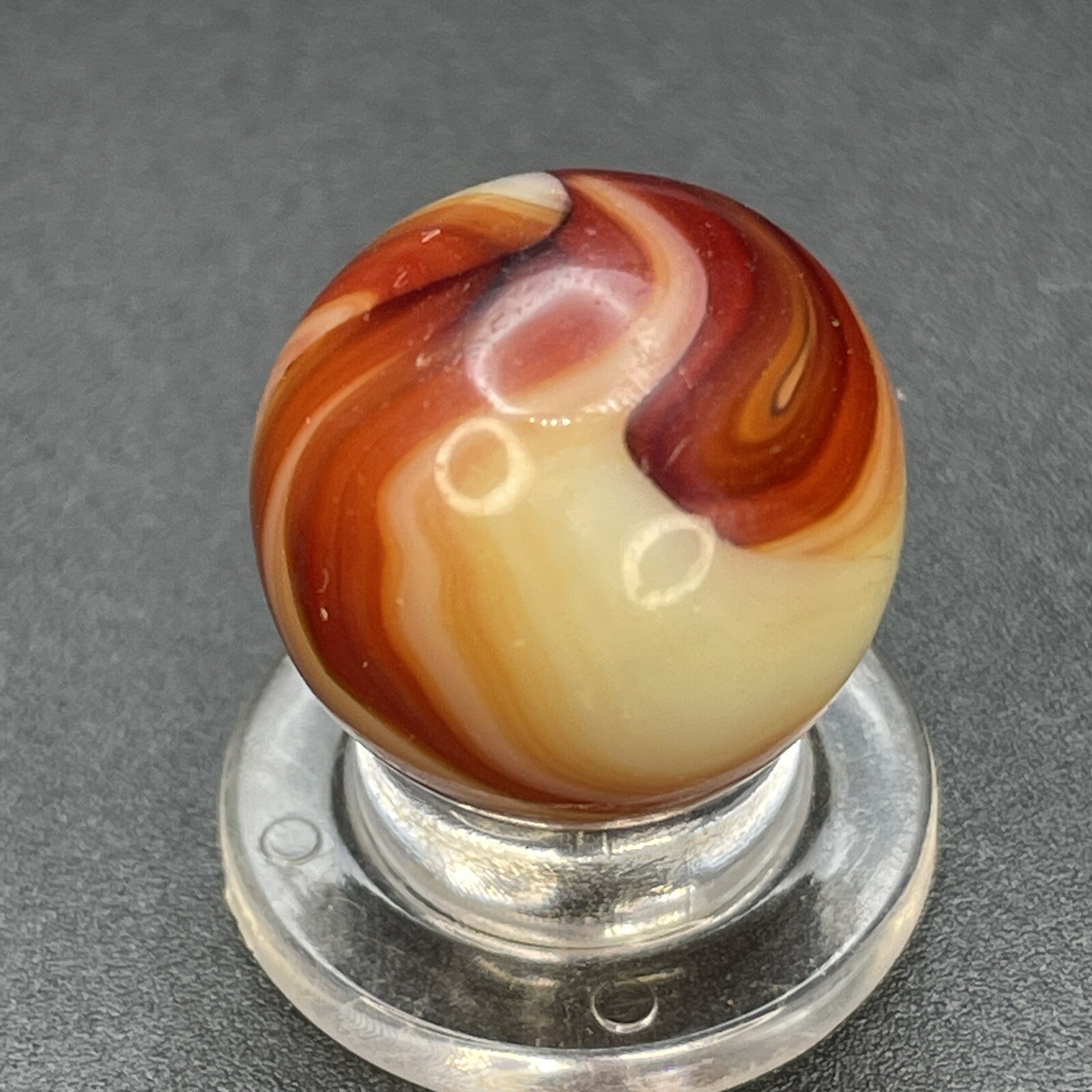 Alley or Champion Swirl Marble Other Swirl Mystery Vintage Marbles 0.629”