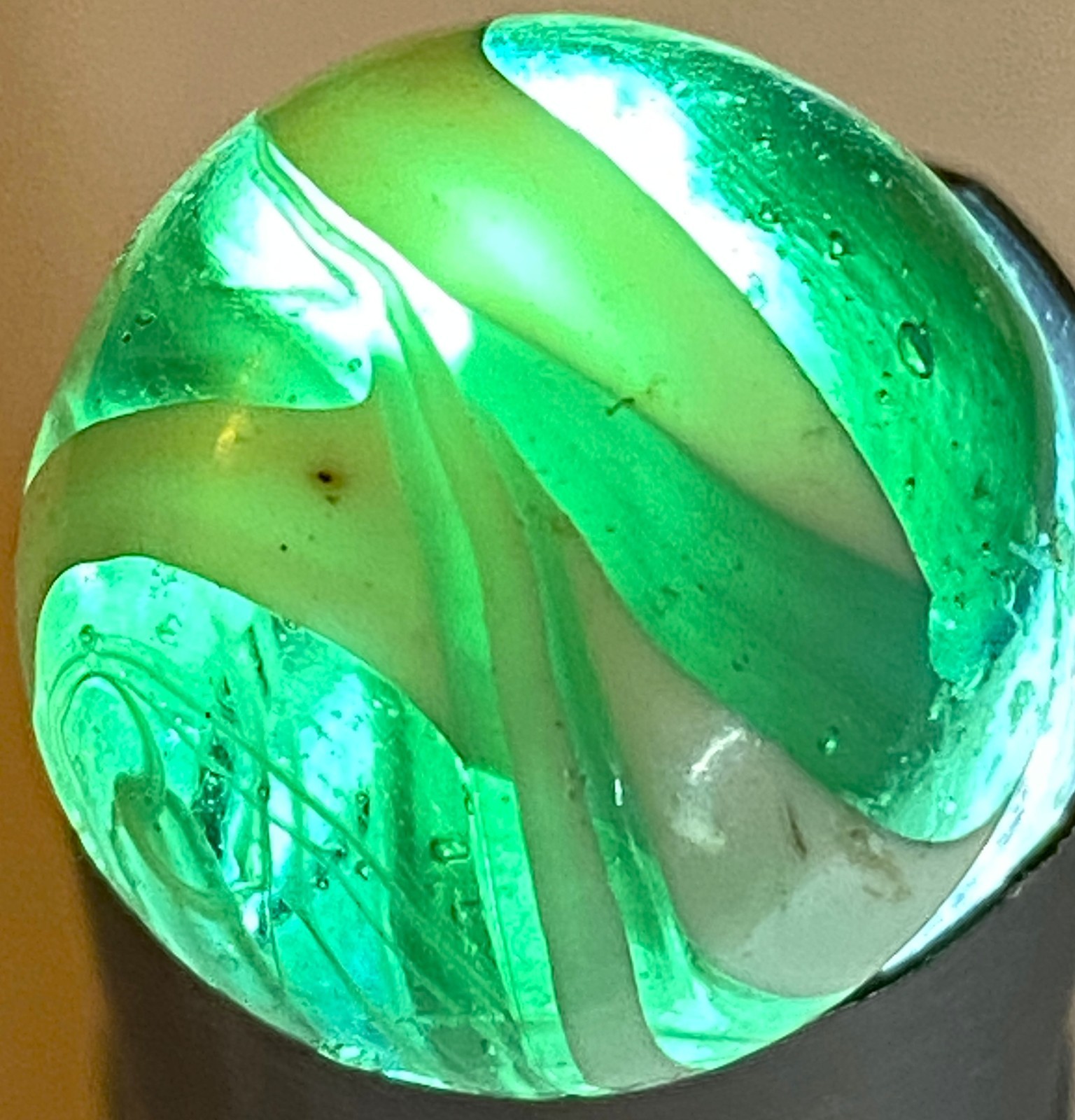 SUPER RARE VHTF VINTAGE JACKSON MARBLE / ABSOLUT BEAUTY NM- SWIRLED .64″ BOX3/14