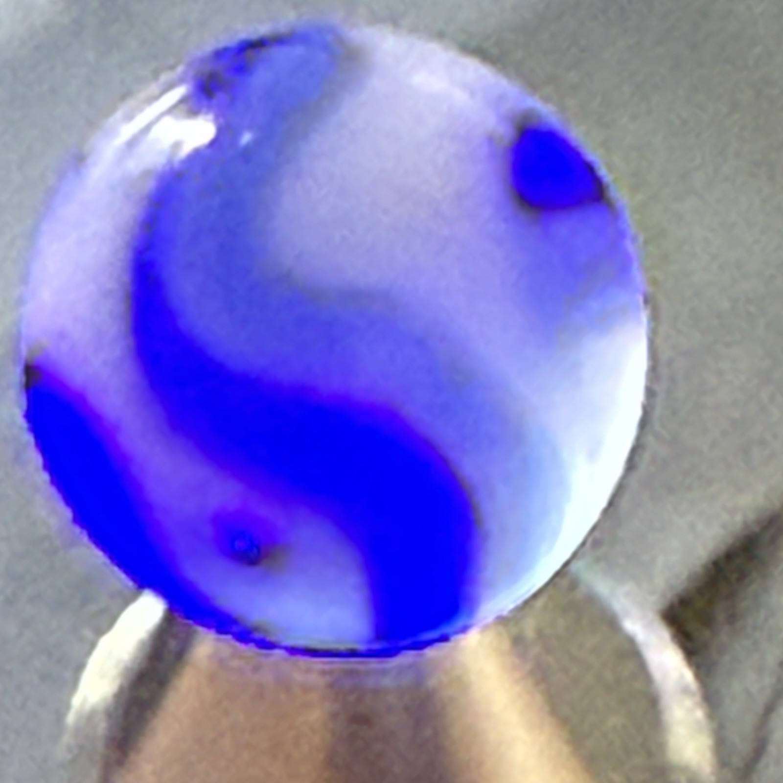 Vtg Marble lot blue oxblood snake blue white & translucent snakes Christensen AK