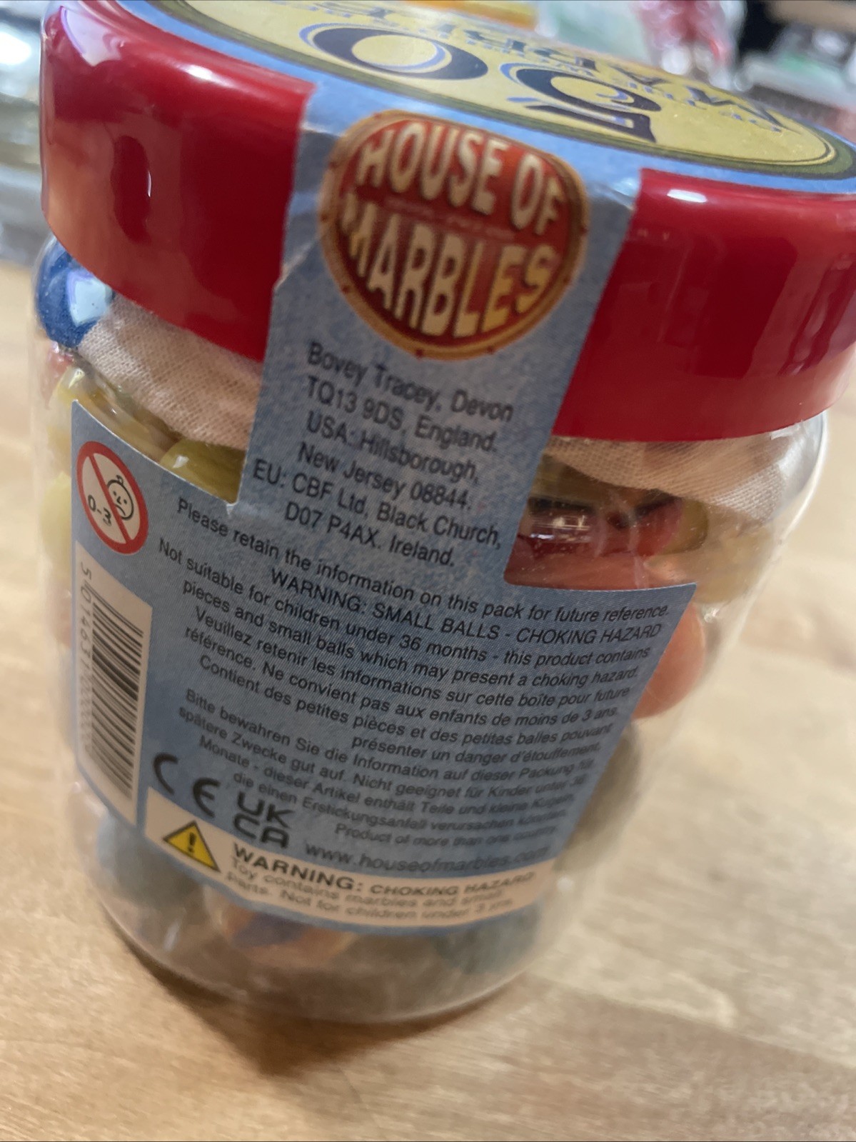 House of Marbles 50 with dice, cotton bag & Games Instructions