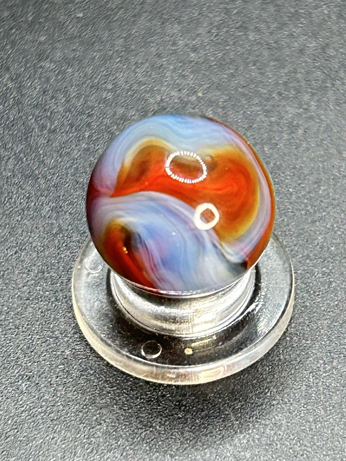 Vintage Alley Ghost Marble 0.591”