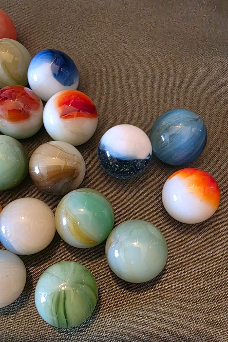 Vintage Marble Lot Master possibly others Beautiful Marbles M/NM Lot 5 Free Ship