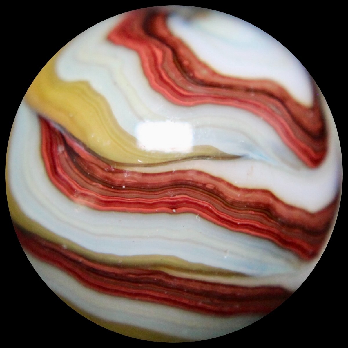 JABO New Decade Collector Series: Large & Fat Oxblood Tiger Stripes 0.780″