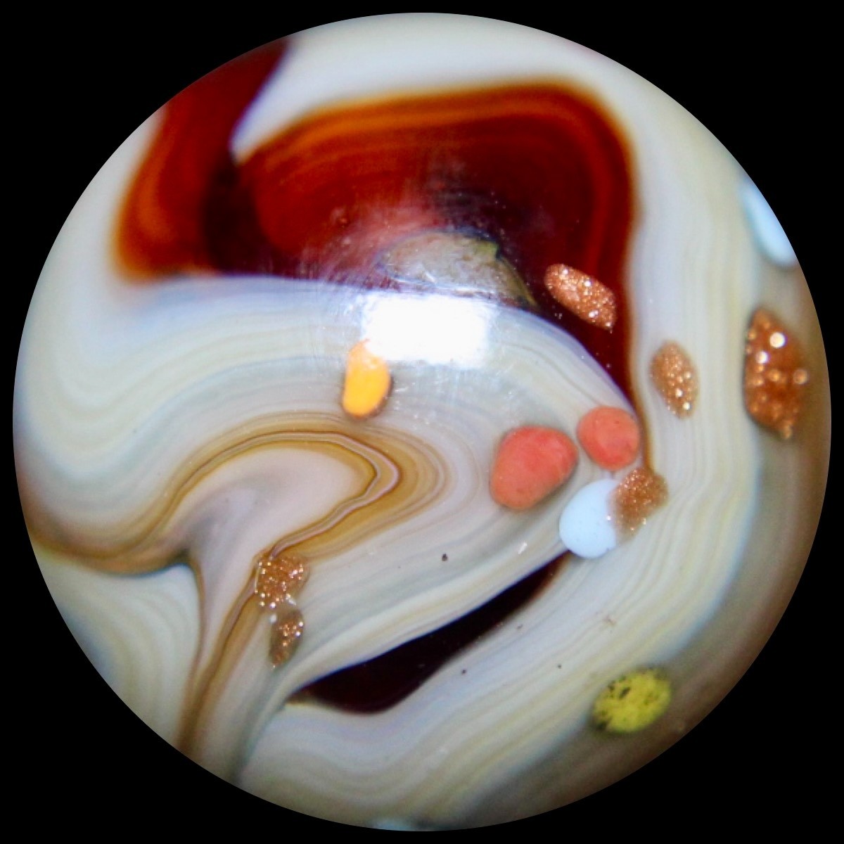 JABO Christmas 2011 Marble Collector Series: Rare Carmel Lutz Guinea