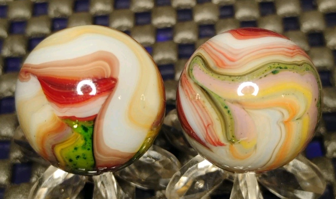 .77″-.74″ D.A.S. MARBLES ALLEY SILVERBACK LOT X2 NM
