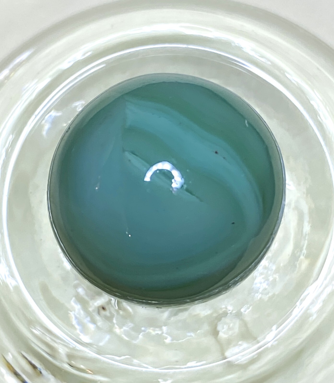 WV/ST. MARY’S/CHAMPION AGATE CLEAR BASE FLAME SWIRL BUBBLES NM+/- .61″ M258