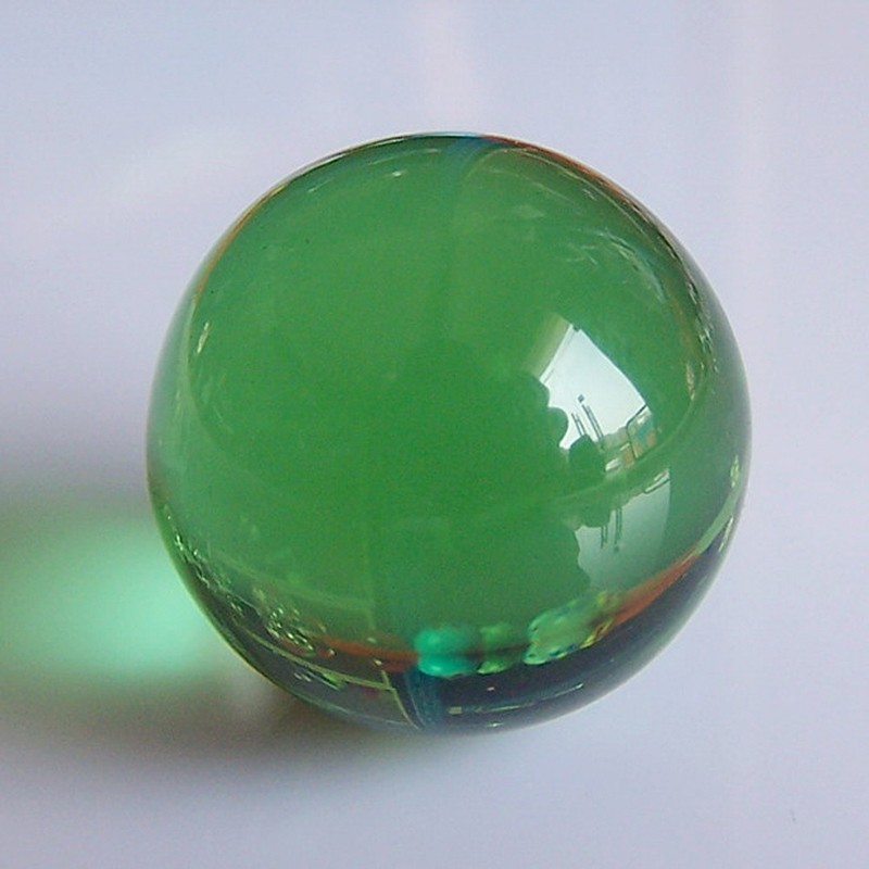 25mm Crystal Glass Ball Beads Marbles Colorful Decorative Sphere DIY Toy Game