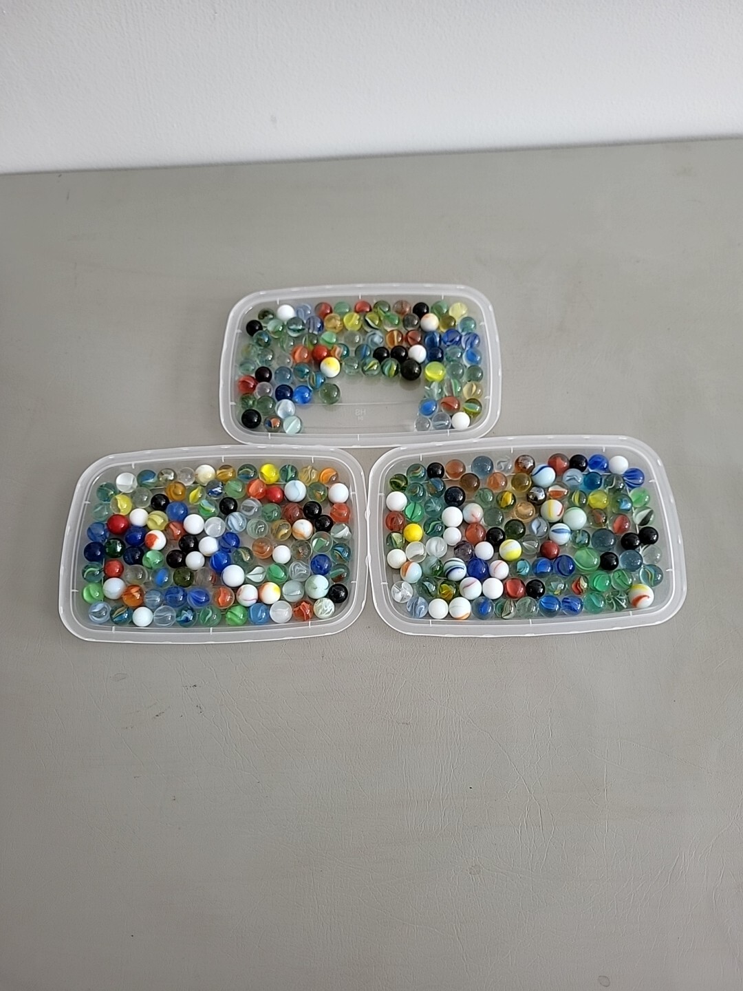 Ball Ideal Qt. Canning Jar With 278 Regular Marbles-Various Colors,Sizes,Makers