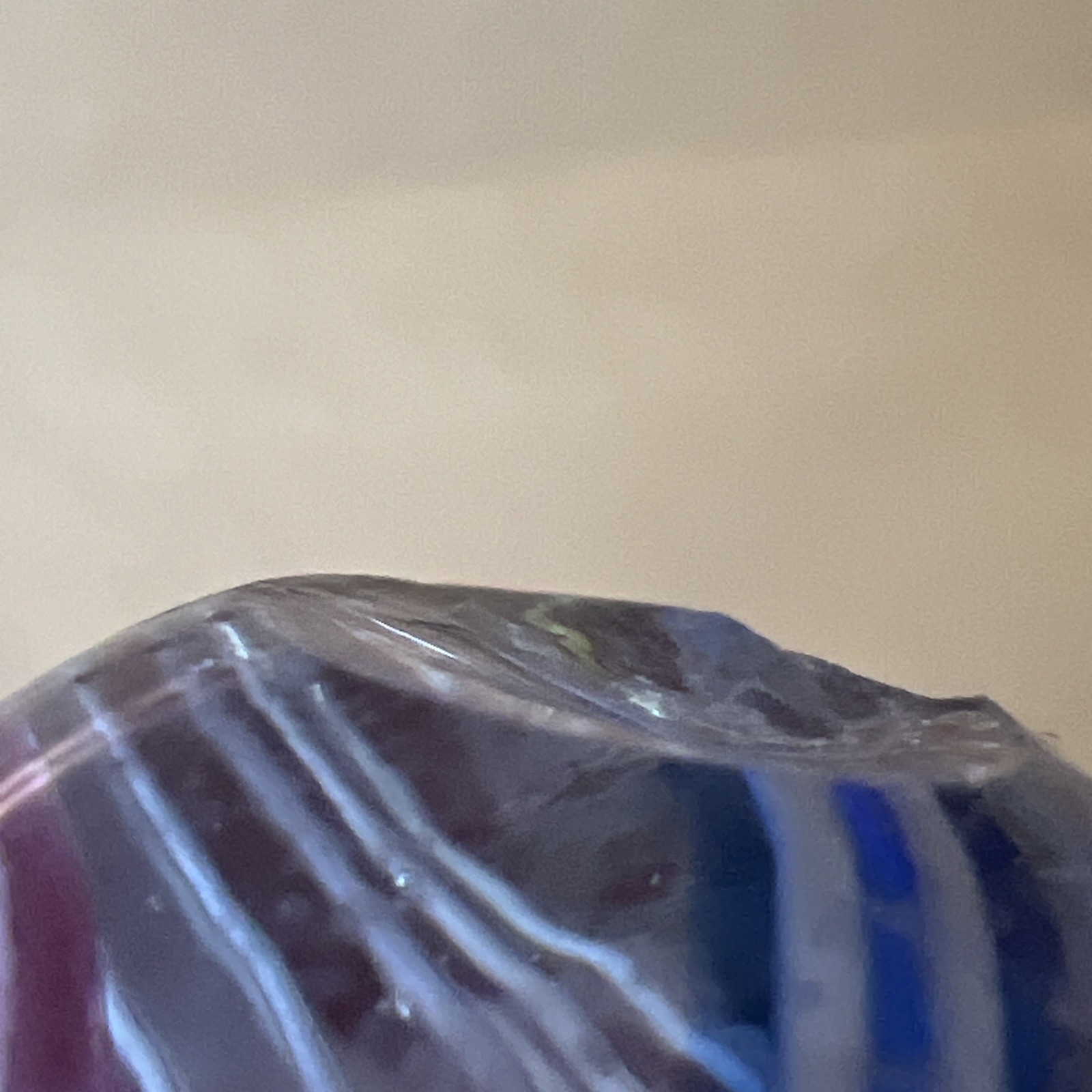 Antique German Latticinio Core Swirl Glass Marble .850