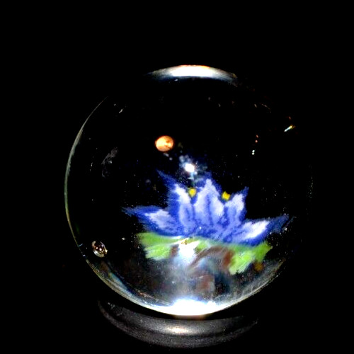 LIZZIE BECK GLASS MARBLE/.914″-LAVENDER LILY-WORLDWIDE FAST SHIPPING,LIME GREEN
