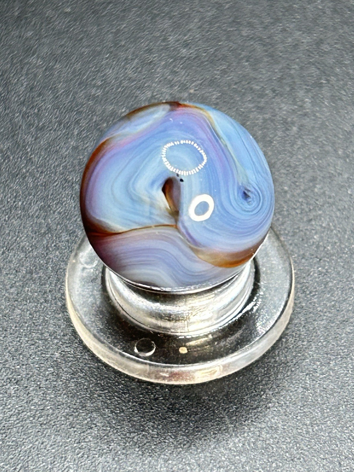 Vintage Alley Ghost Marble 0.591”