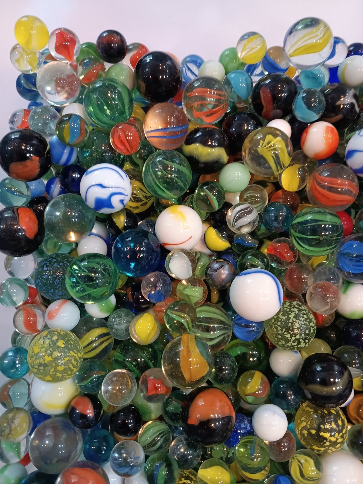 Vintage Filler Marbles- 2+ lbs per lot- Many Colors