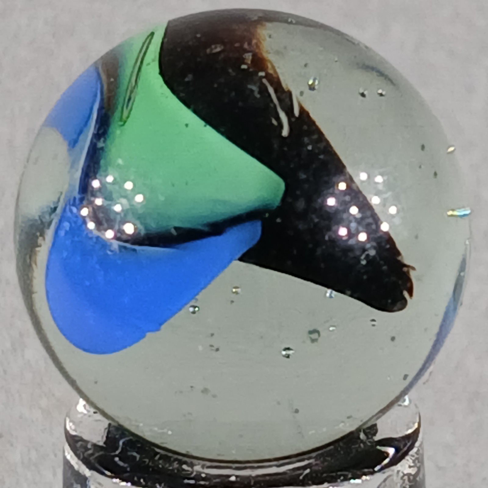 Vintage Imported Cat’s Eye Marble .60 Inches Near-Mint Condition