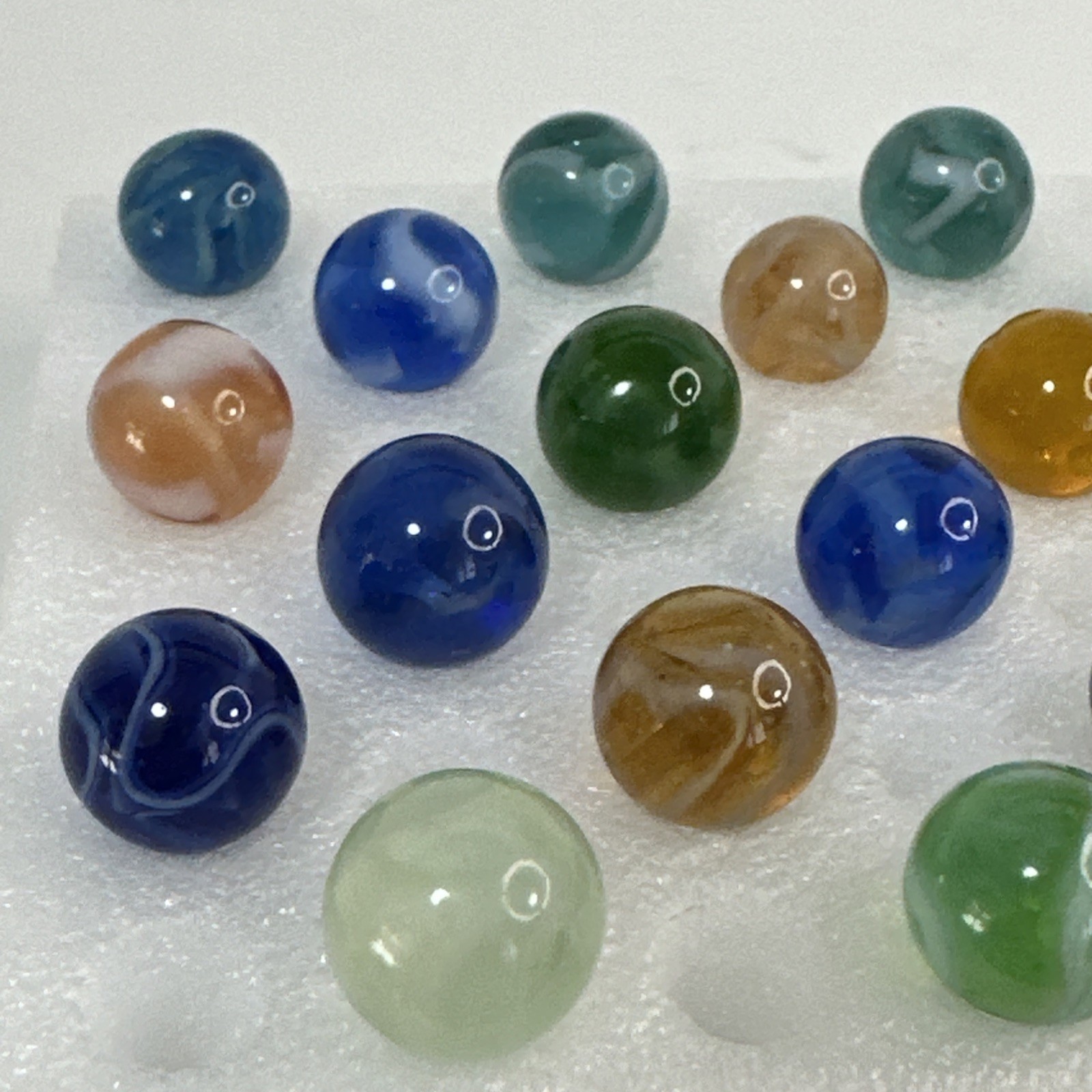 029 Mixed Lot Of 30 Vintage Translucent Swirls! Jackson, Davis, Alley,Ravenswood
