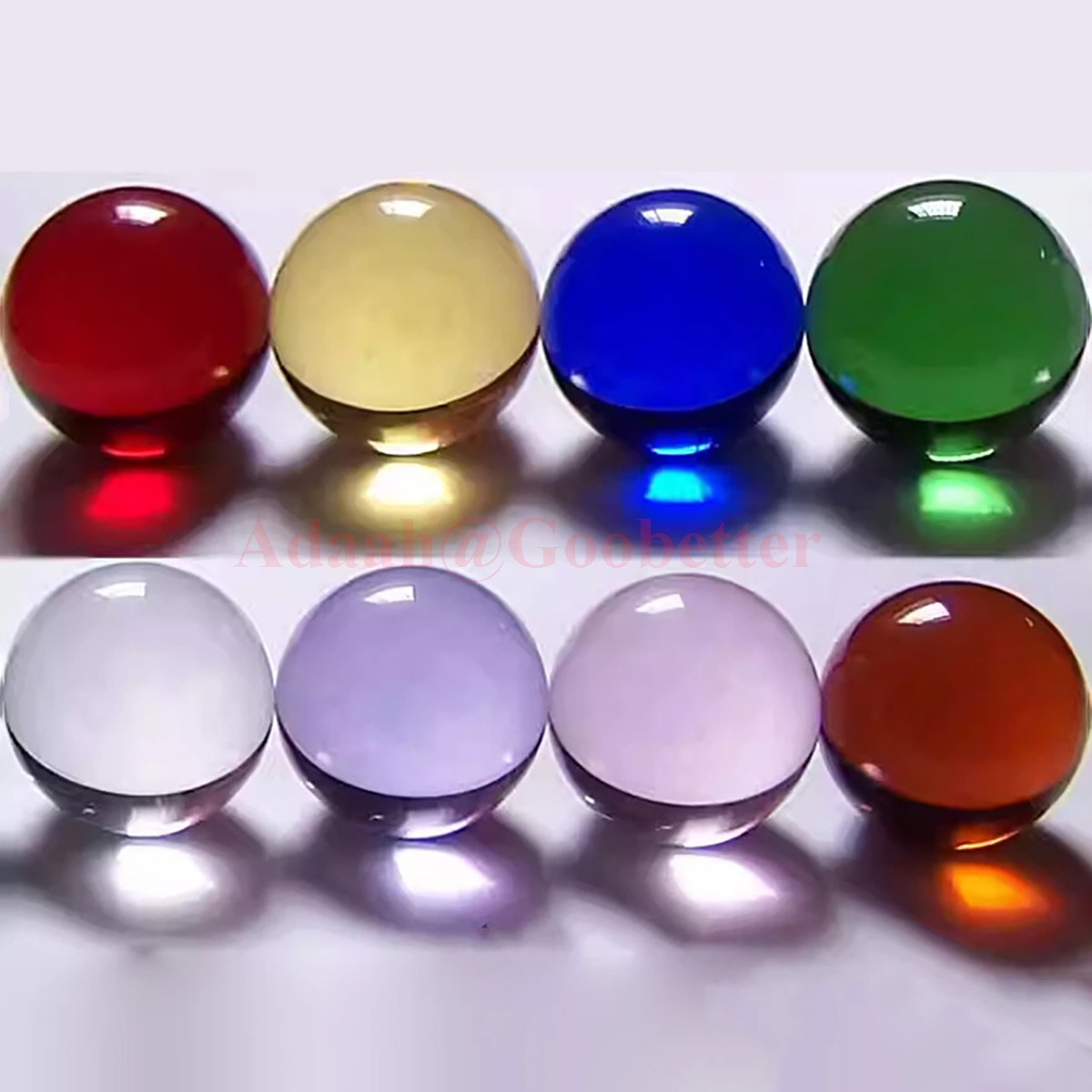 30mm Glass Ball Craft Glass Beads Handmade Marbles DIY Kid Toys Games Vase Decor