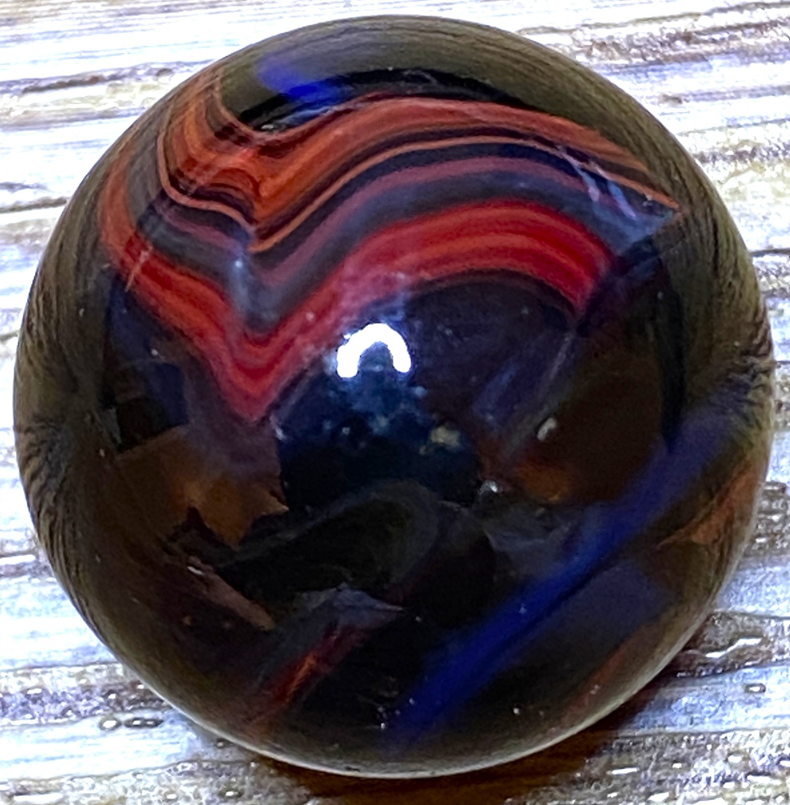 DAS/JABO LOOKS LIKE SPIDERMAN TYPE COLORS BLUE/OXBLOOD SHOOTER .72″ M773