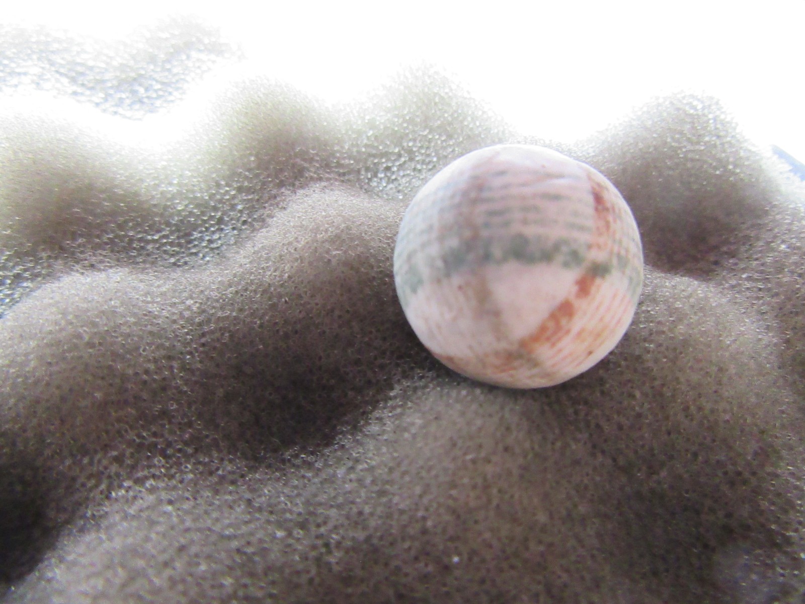 ANTIQUE CHINA LINED UNGLAZED CLAY MARBLE 11/16″ 3 colors