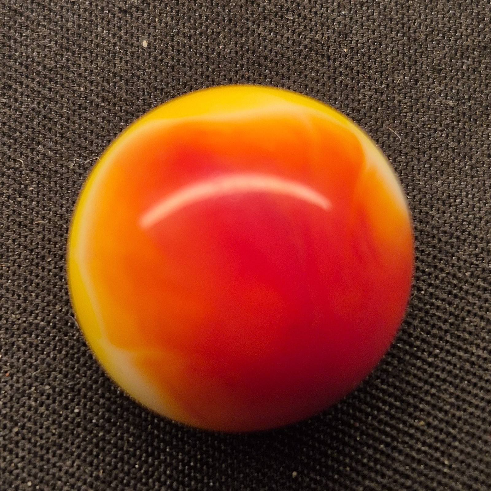 Vintage Akro Ketchup And Mustard UV Patch Marble .62 Inch Mint
