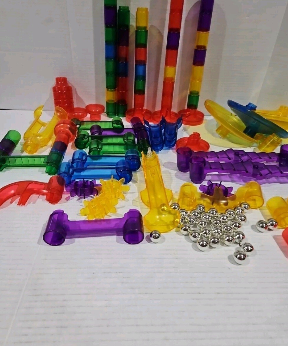 Marble Run Lot Over 80 Pieces