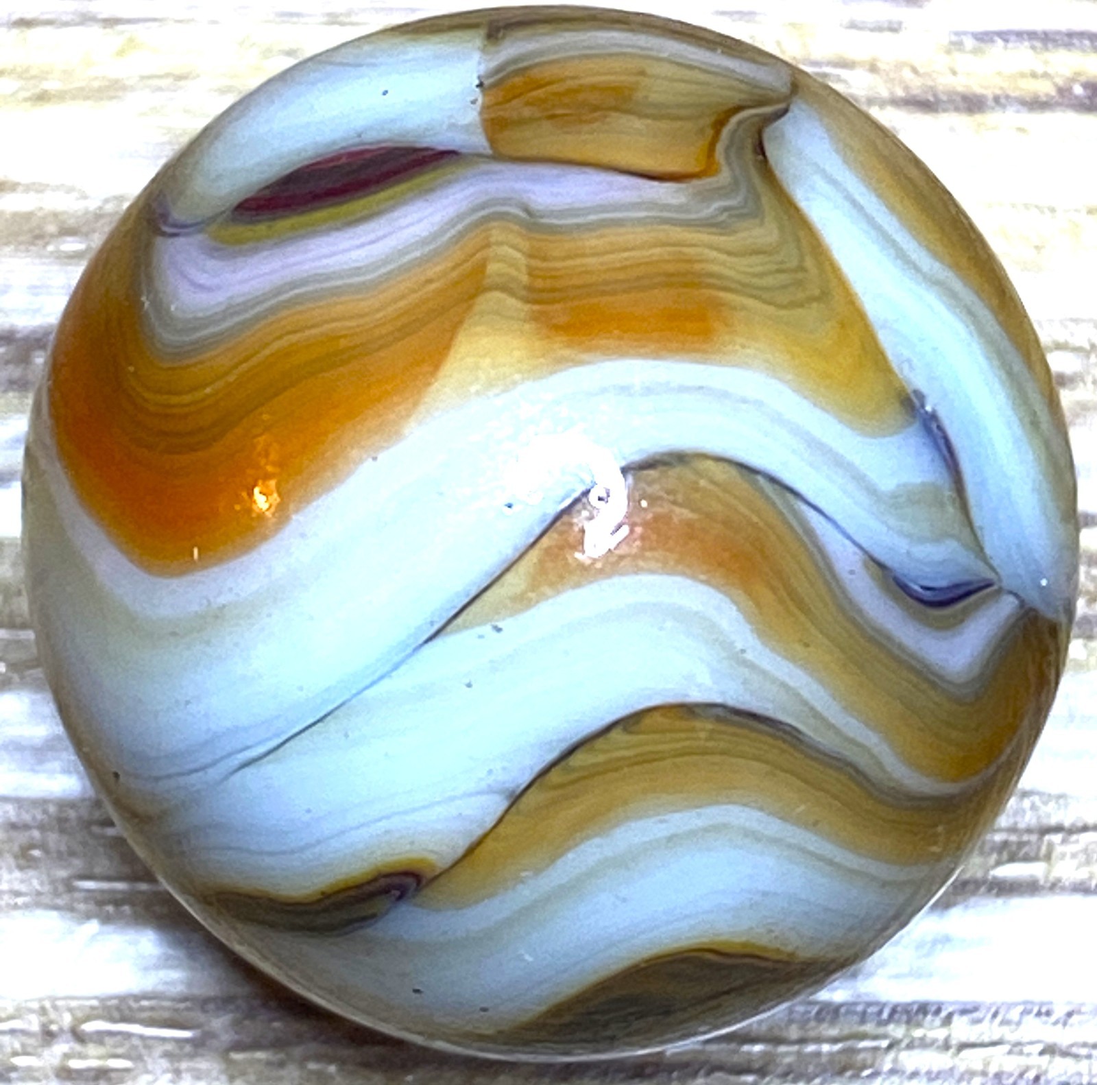 TREMENDOUS / FLAMED OXBLOOD / SWIRLED SHOOTER .74″ MCC162