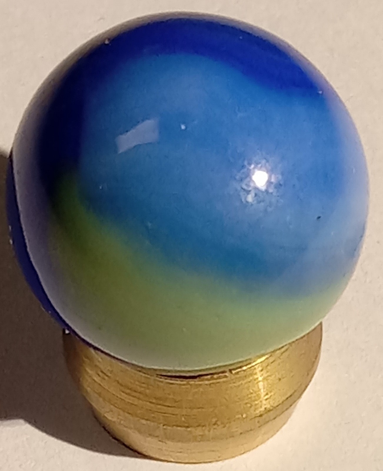 Vintage MARBLE KING Blended Dragonfly Cub Scout Rainbow 5/8″ St Marys Hybrid