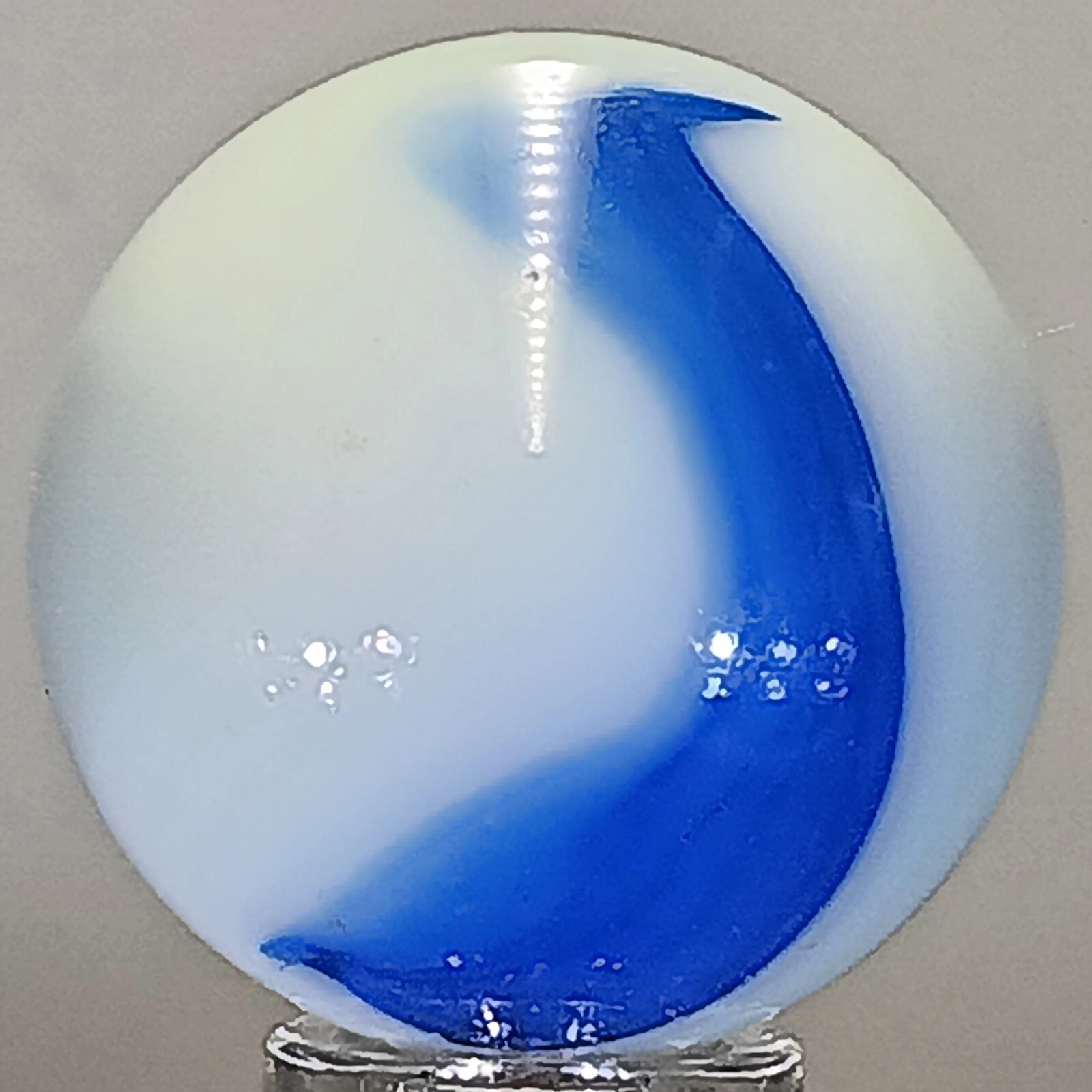 Large Imported Swirl Marble .95 Inches Near-Mint Condition Combined Shipping