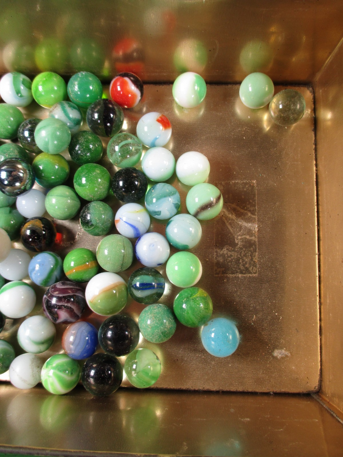 Large Marble Lot 50+ Count Various sizes 15/16/17/18 mm OD Swirls Solids Mix