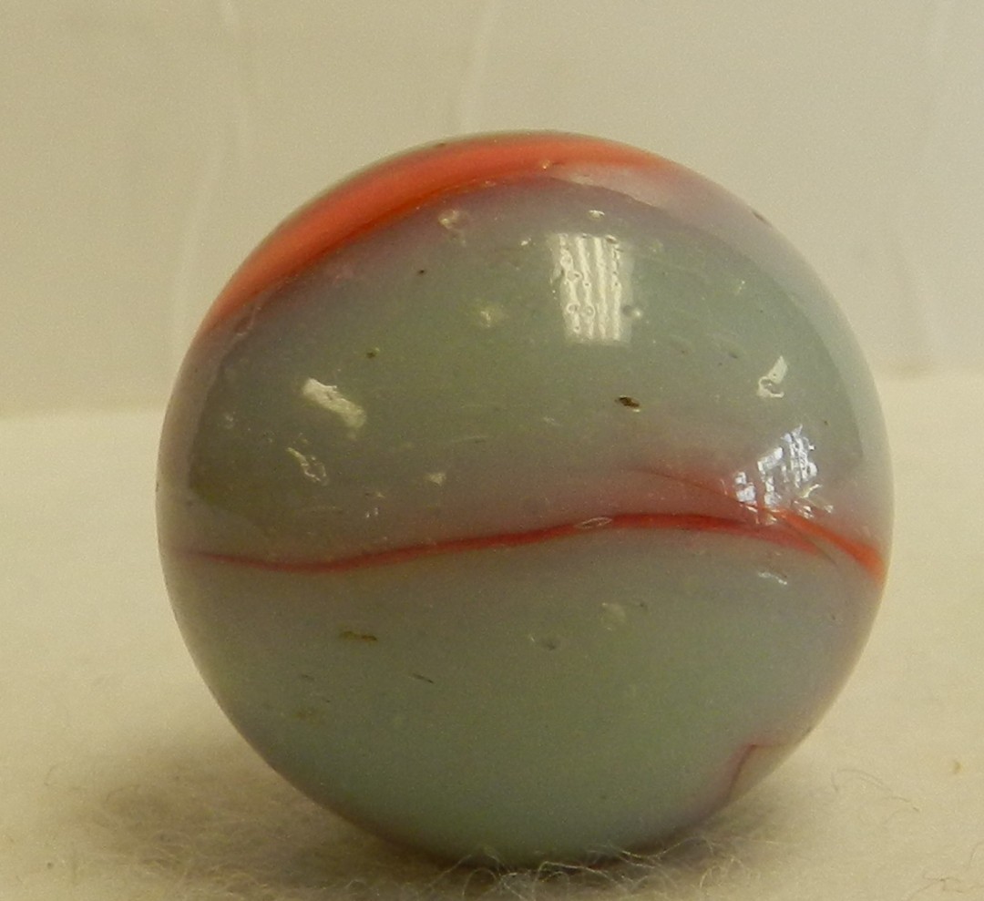 #21080m Vintage Peltier Glass Shooter Marble .98 Inches *Mint*