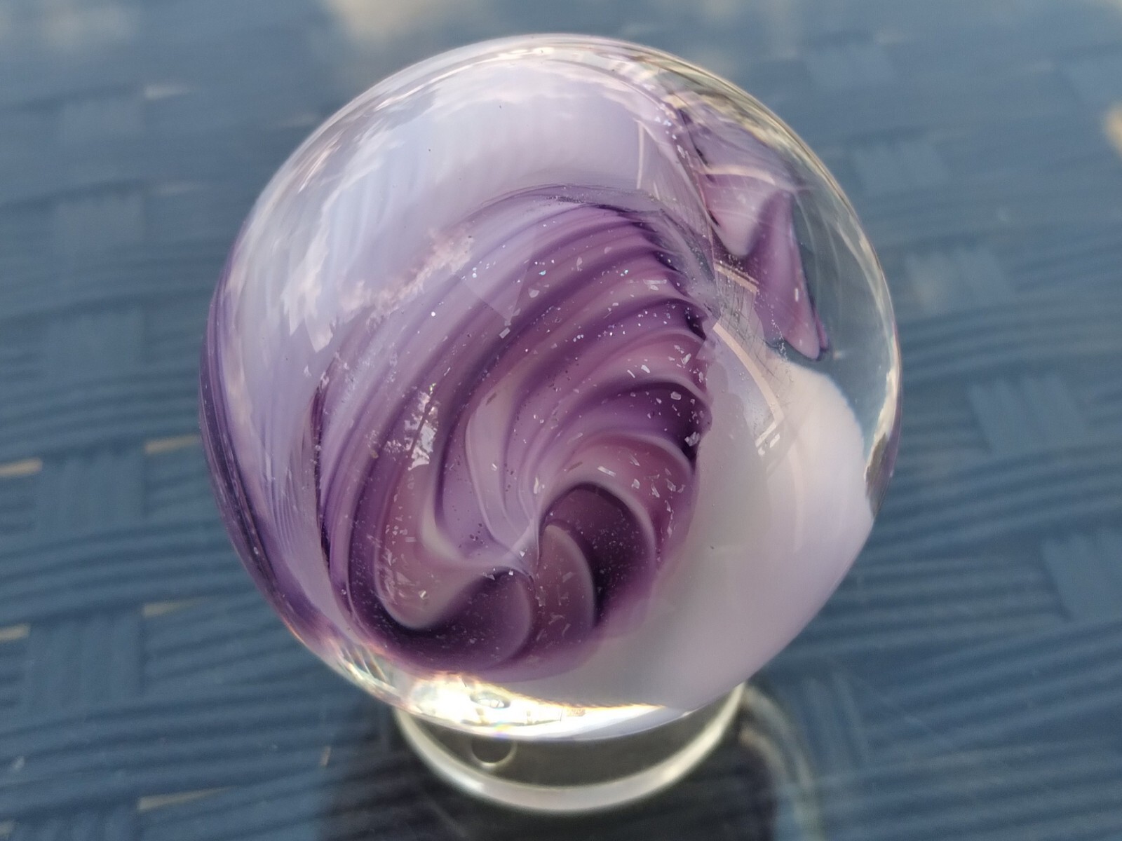 Brett Young Hot House Glass Purple Rerun 1 3/4″ marble