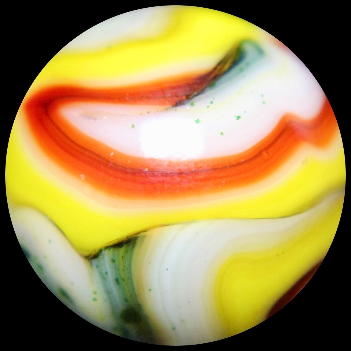 JABO Indian Summer Collector Series: Rare & Mint Golden-Green Aventurine 0.761″