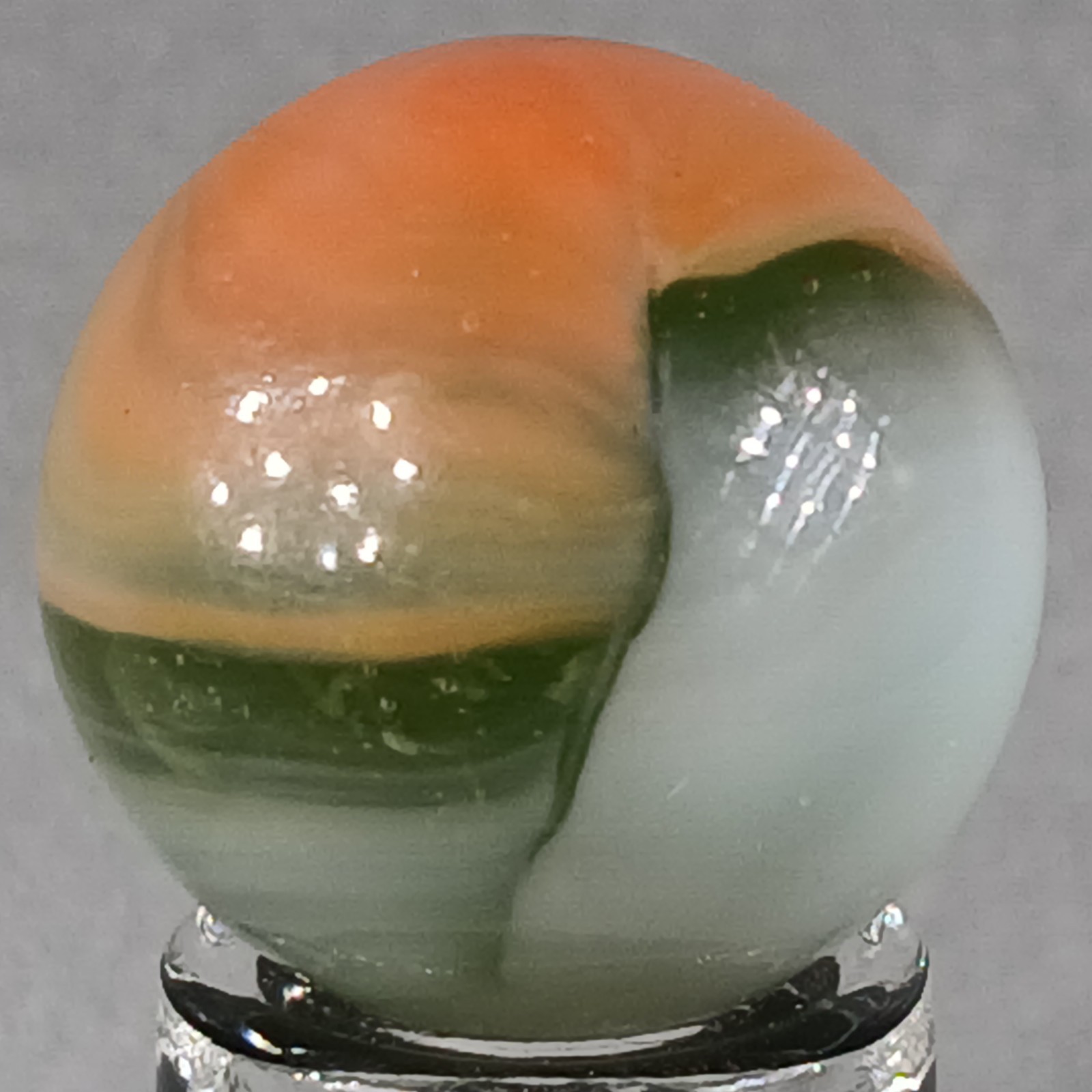 Vintage Vitro Conqueror Marble .60 Inches Near-Mint Condition