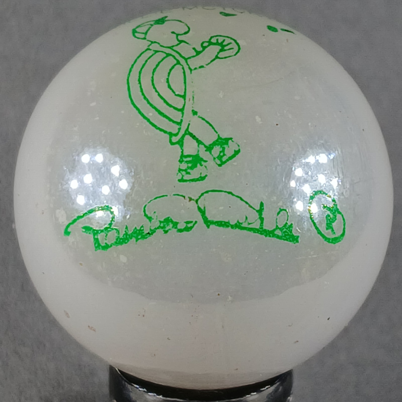 Twillie McTurtle Logo Marble .95 Inches Near-Mint Condition Combined Shipping