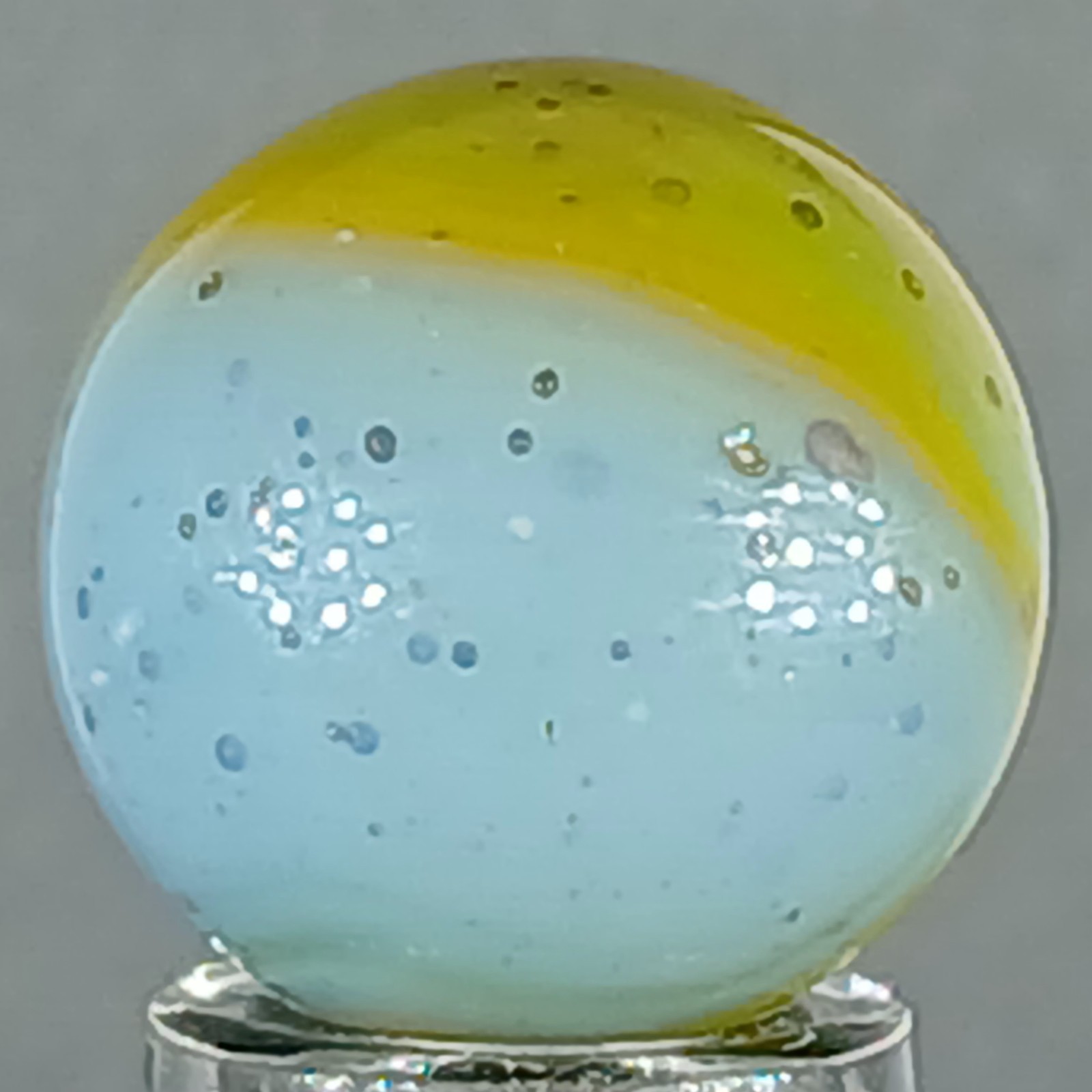 Vintage Peltier Rainbo Marble .62 Inches Near-Mint Condition Combined Shipping