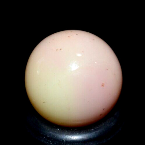 GLASS MARBLE/.594″-CRAZY BRIGHT BLACKLIGHT-PINK,CREAM URANIUM/WORLDWIDE SHIPPING