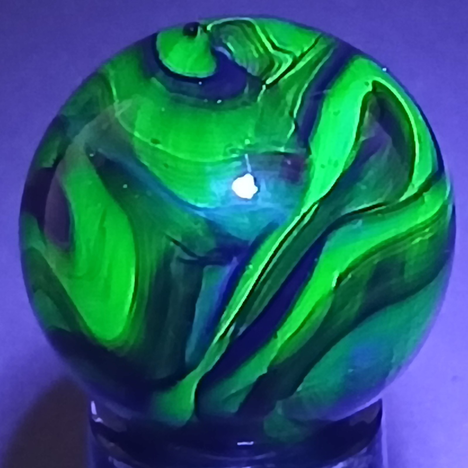 Large UV-Reactive Jabo Special Run .72 Inches Near-Mint Condition