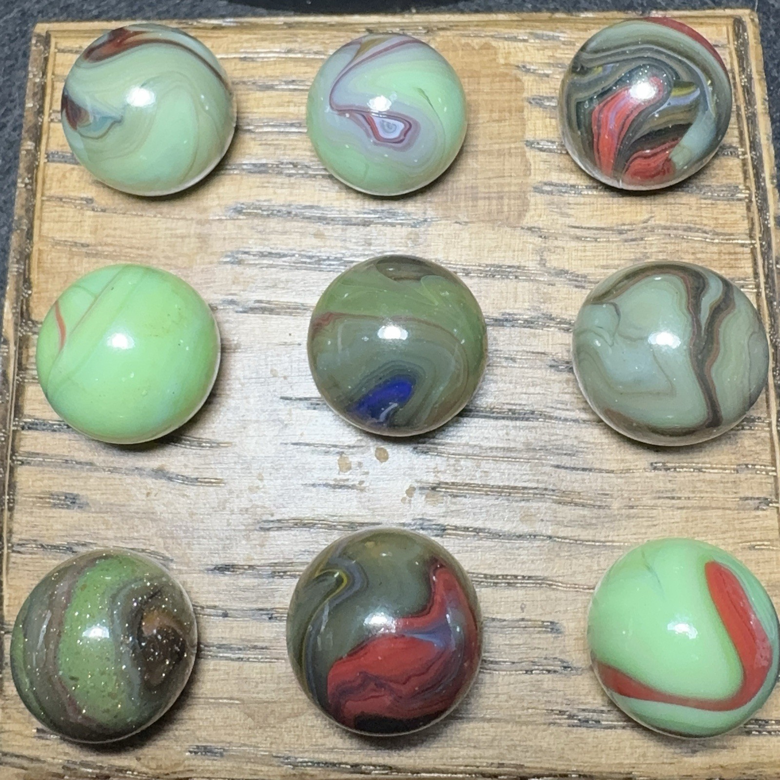 9-DAS Cannonball Run Marbles Size Vary (3356)