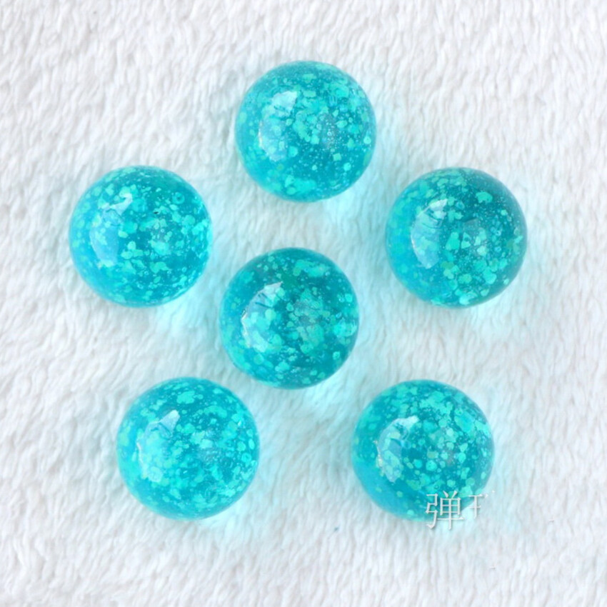 25mm Glow-In-The-Dark Glass Balls Night Pearls Marbles Vase Fish Tank Decoration