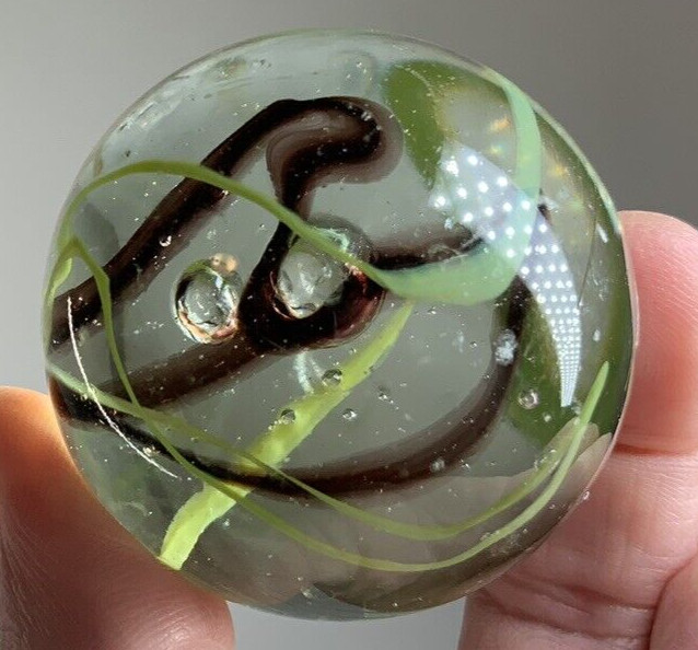 Toe Breaker 50mm (2″)COMMANDO Green/Brown Wire Pull Marbles glass