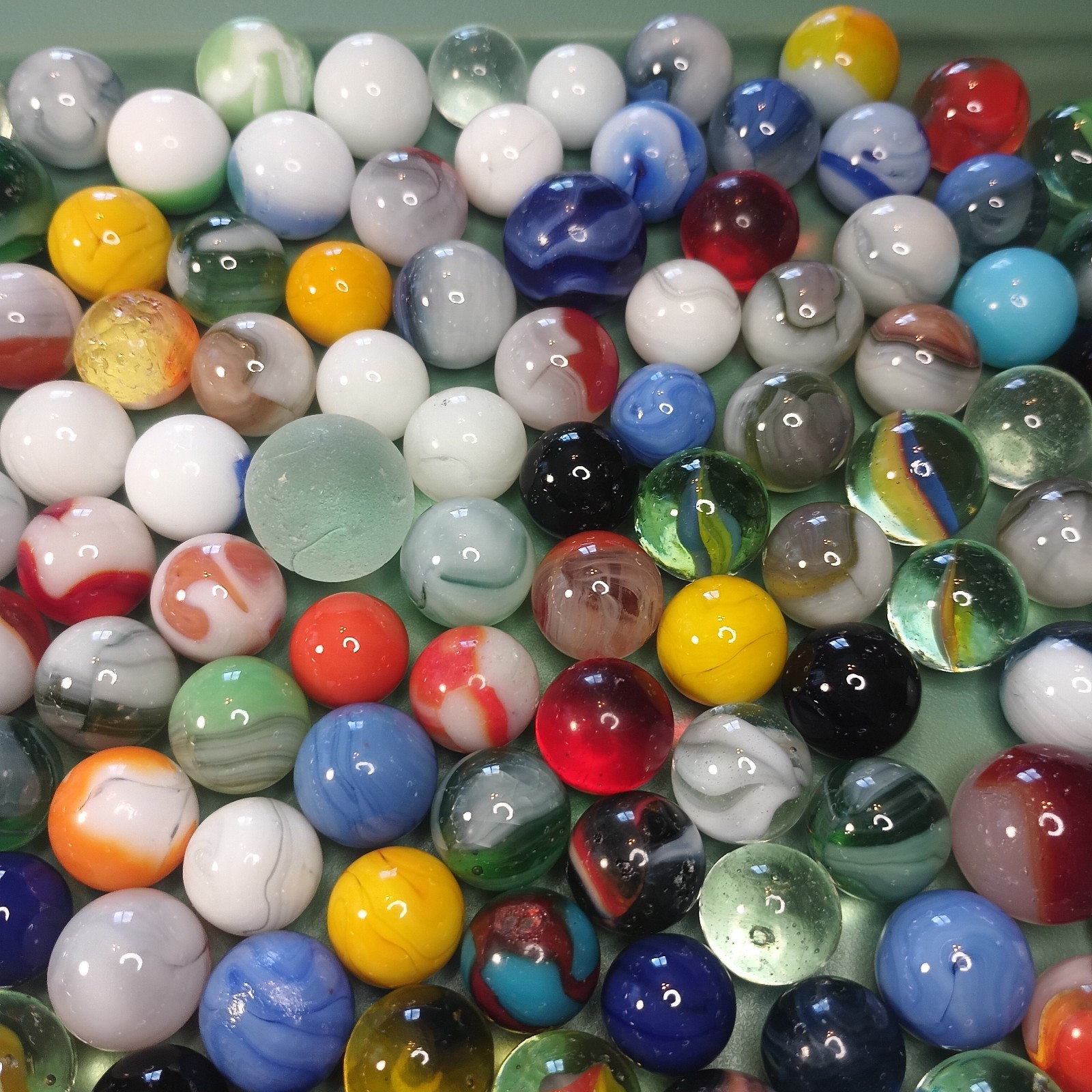3 Lbs 11 Oz Mixed Maker Marbles