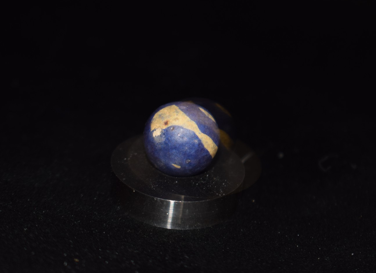👩‍🦰➖⏩Antique Clay Dyed Drizzle Commie Marble small size .562″=9/16″