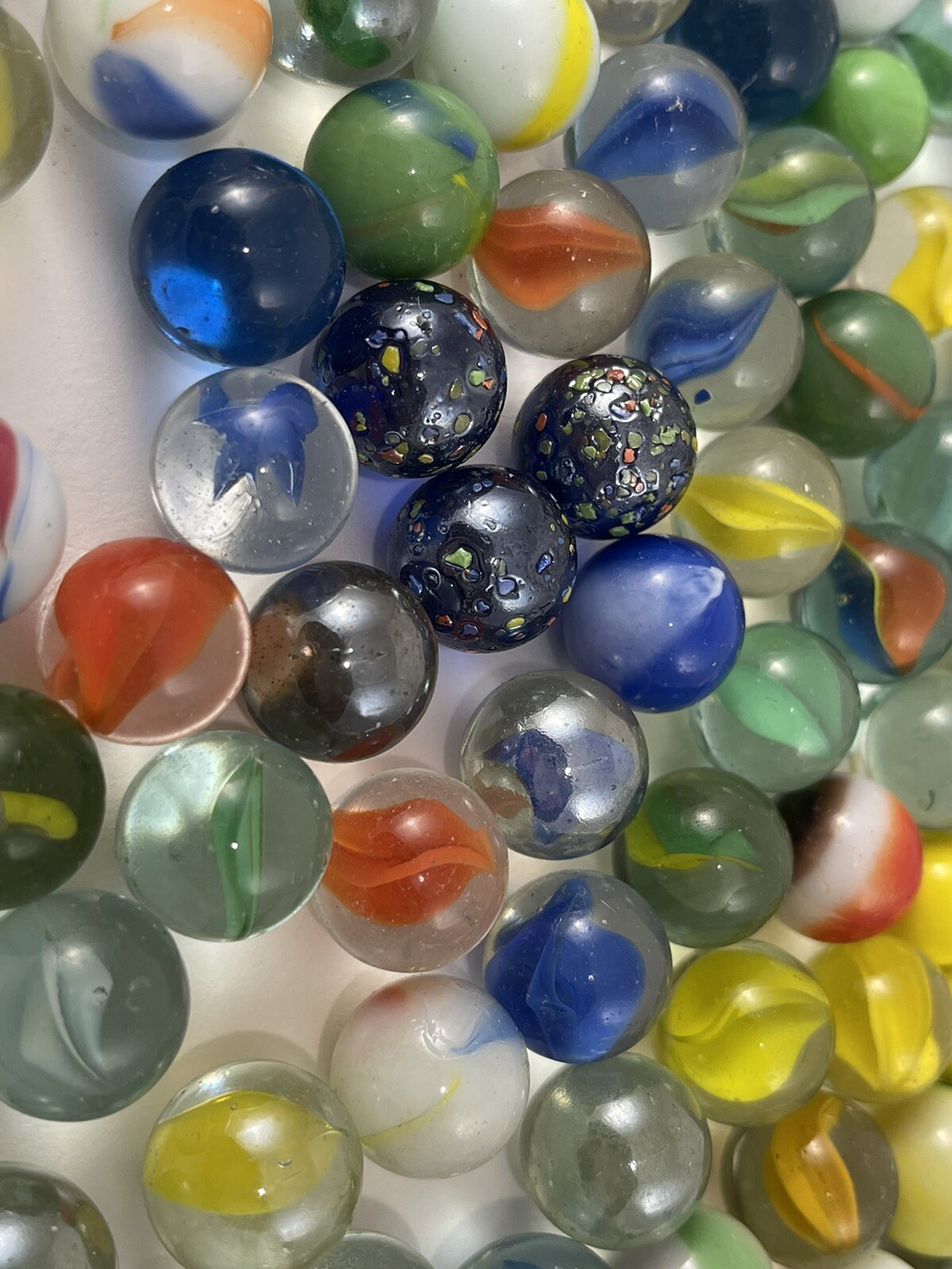Vintage Marble Lot, Lot Of 198 Marbles