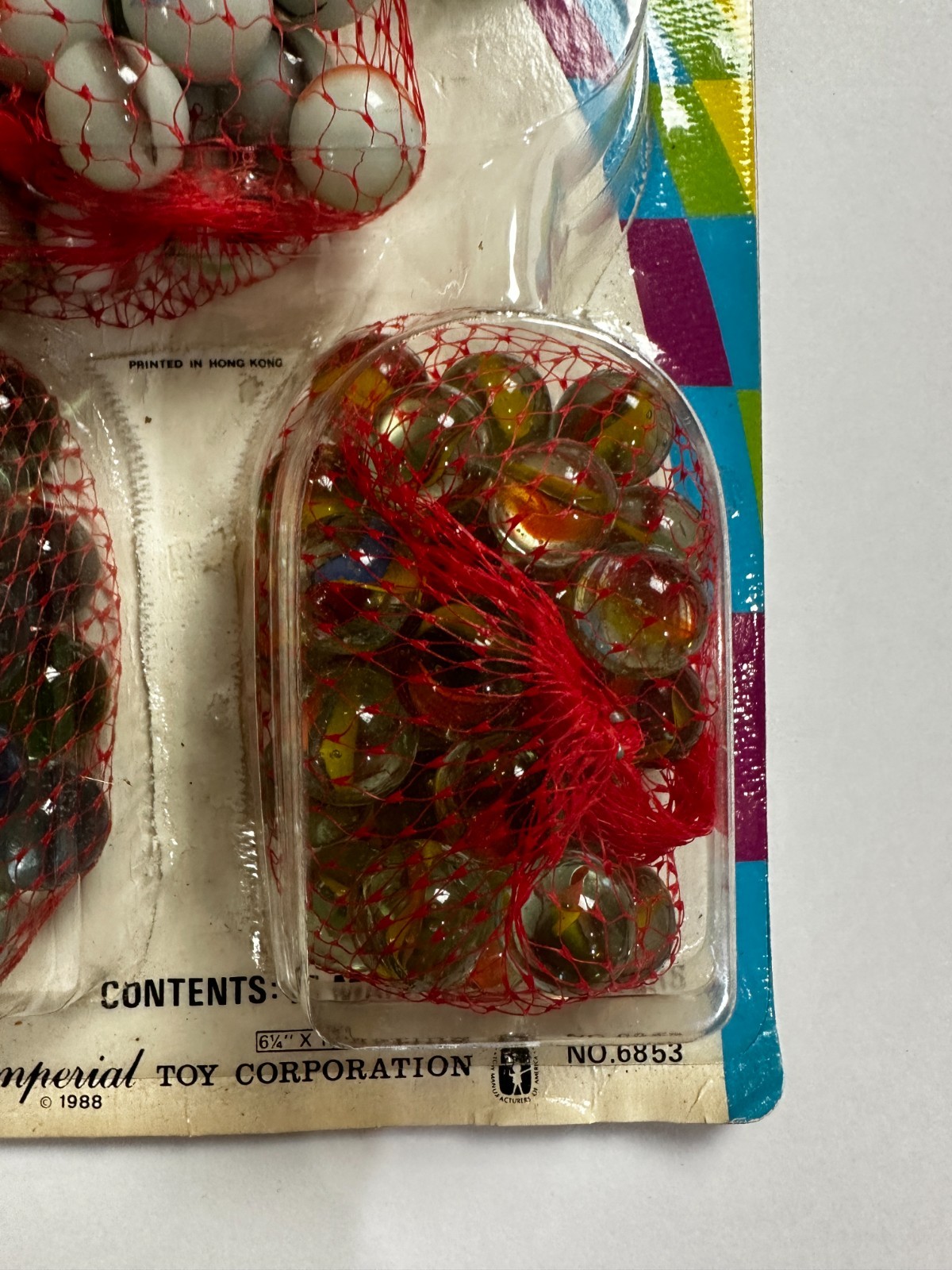 Lot of 2 Imperial Toy Corp 75 Marbles with 3 Super Shooters No 6853 1988